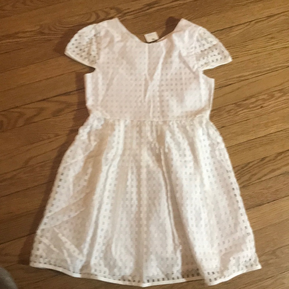 Mily mini NWT white basket weave dress size 12